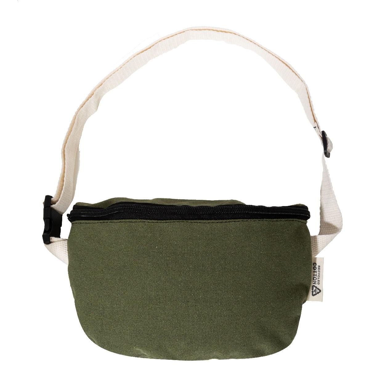 Borsetă din pânză reciclată Rekan Hip Verde