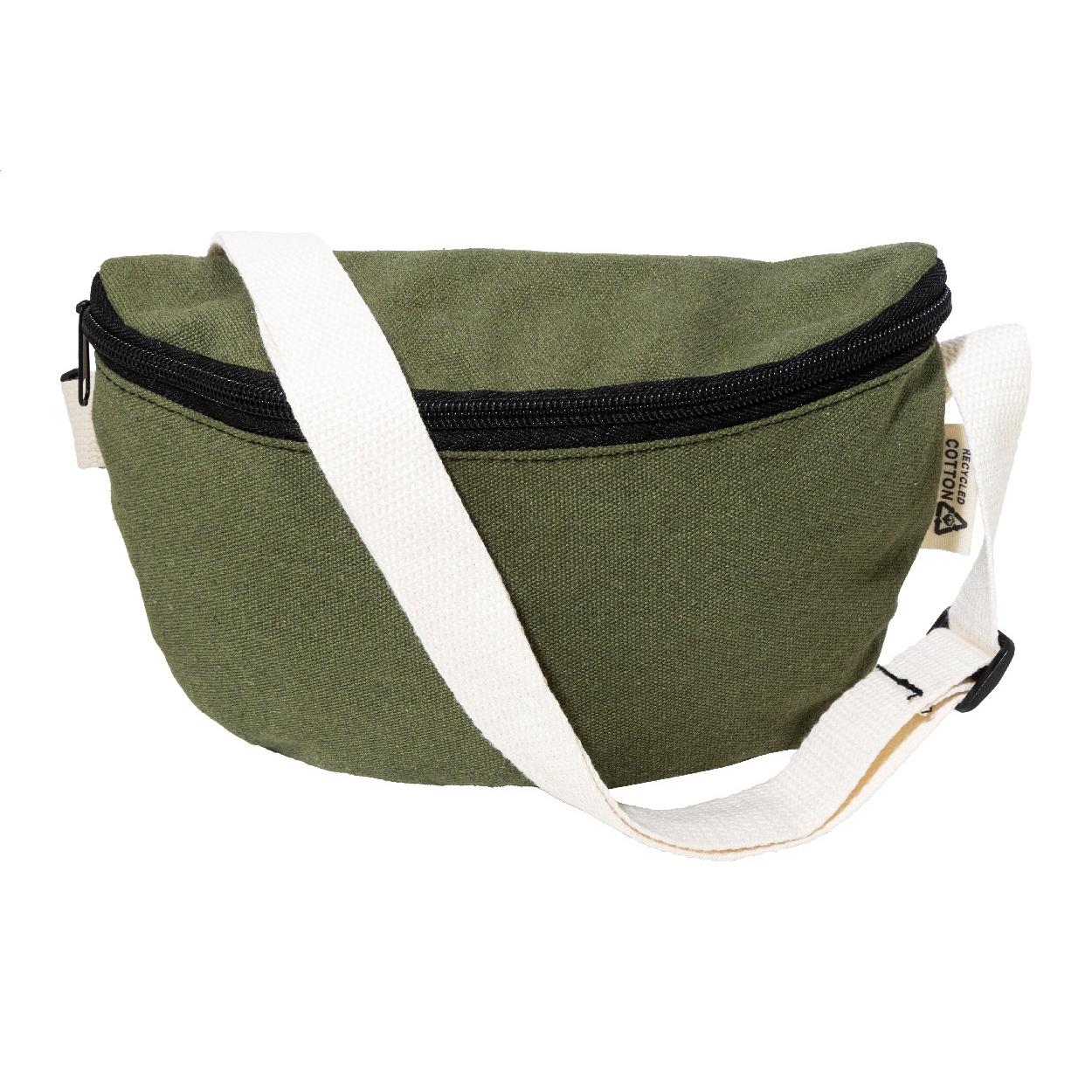 Borsetă din pânză reciclată Rekan Hip Verde