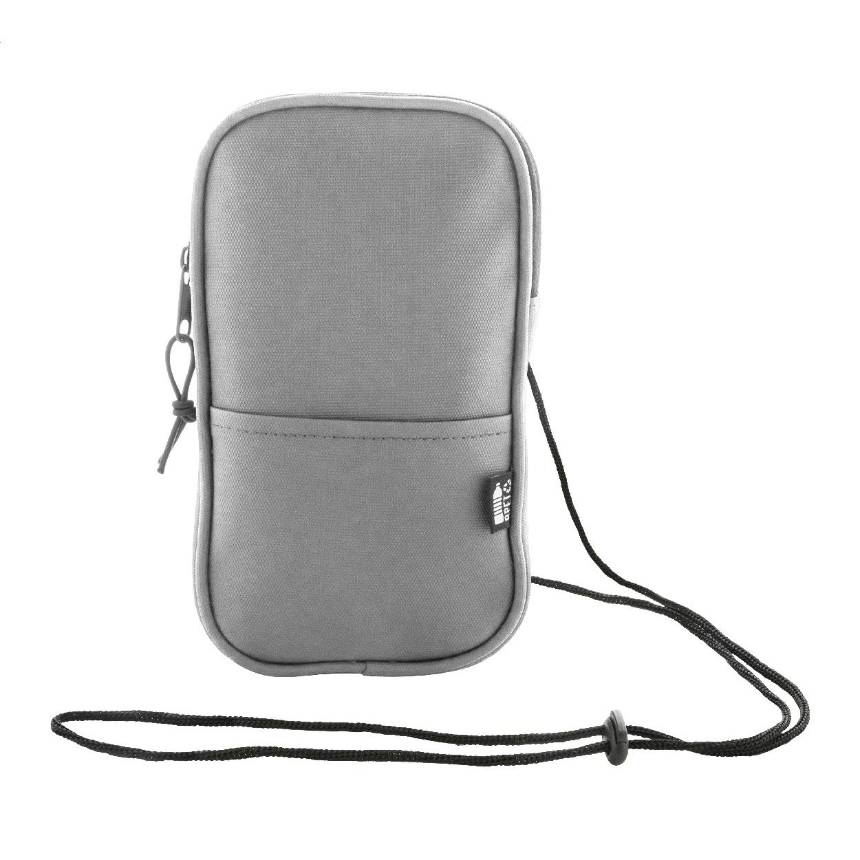 Geantă crossbody pentru telefon mobil, RPET FestiFon gri