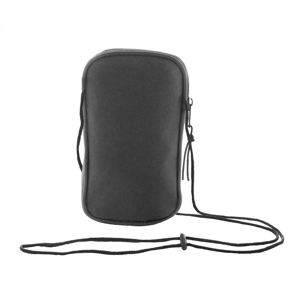 Geantă crossbody pentru telefon mobil, RPET FestiFon Negru