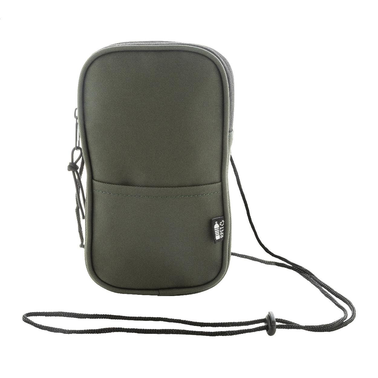 Geantă crossbody pentru telefon mobil, RPET FestiFon Verde