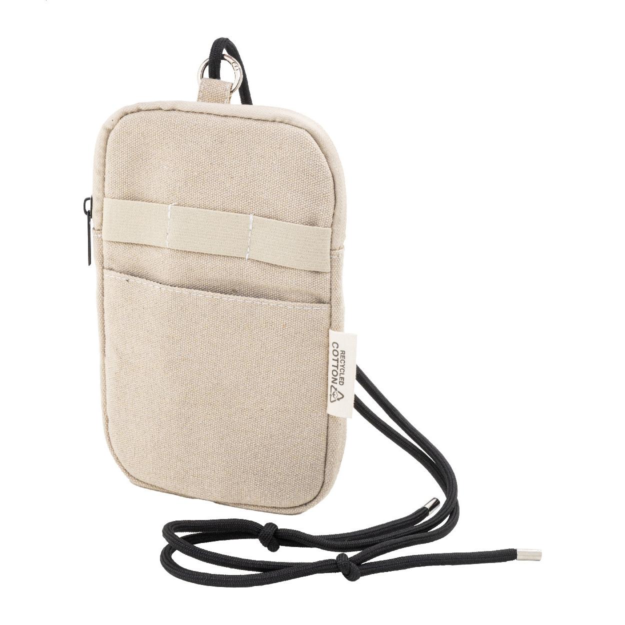 Geantă crossbody pentru telefon mobil din pânză reciclată CanvaFon