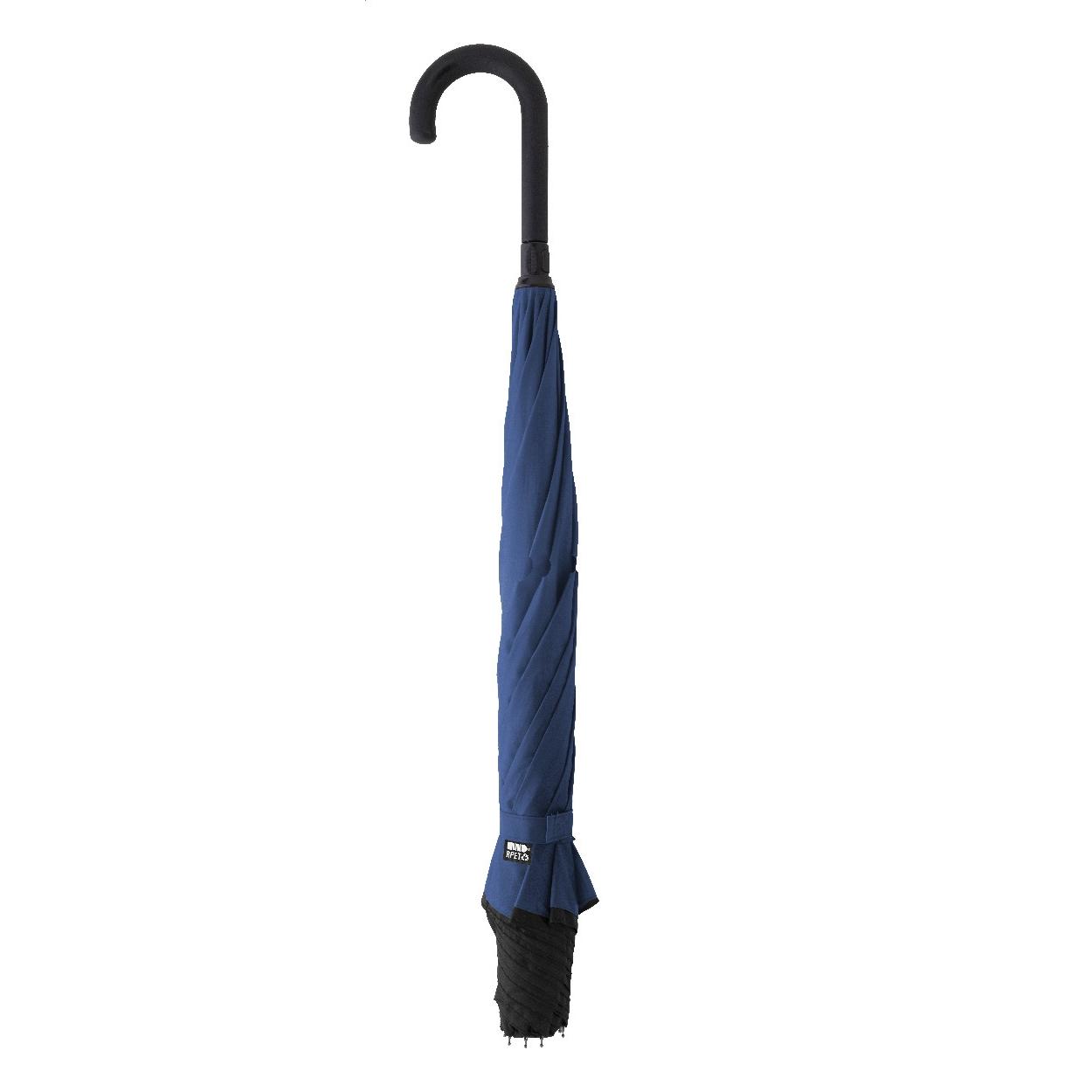 Umbrelă reversibilă, RPET Raura albastru închis