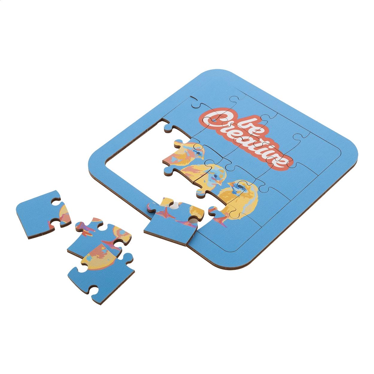 Puzzle din lemn personalizat Wozzle natural