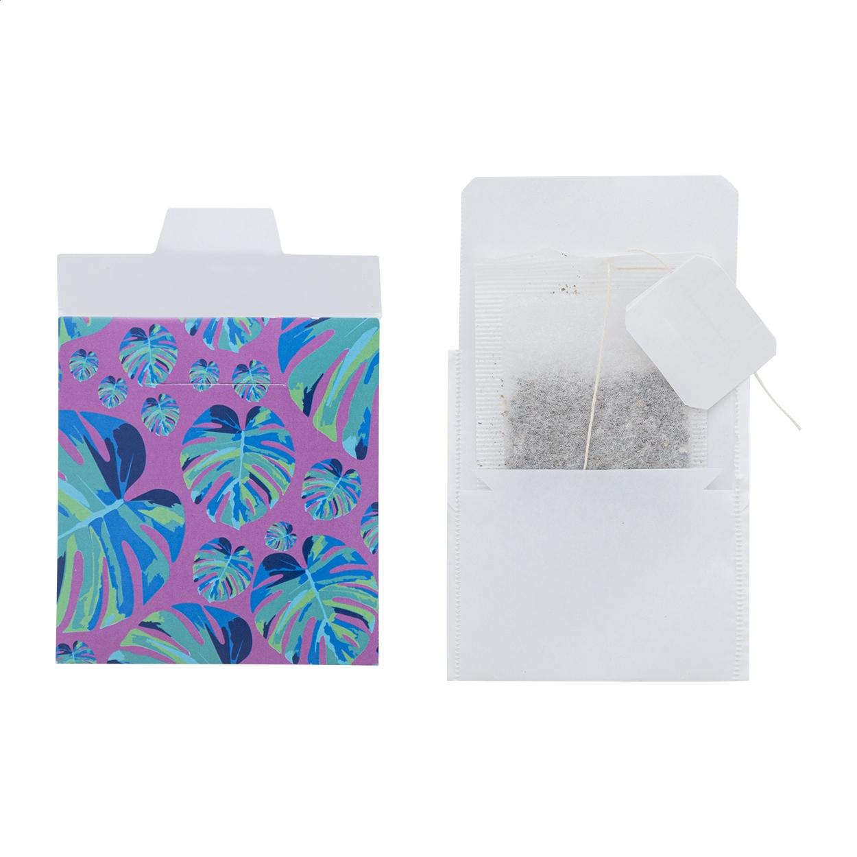 Plic de ceai personalizat, Earl Grey CreaTea Slim Alb