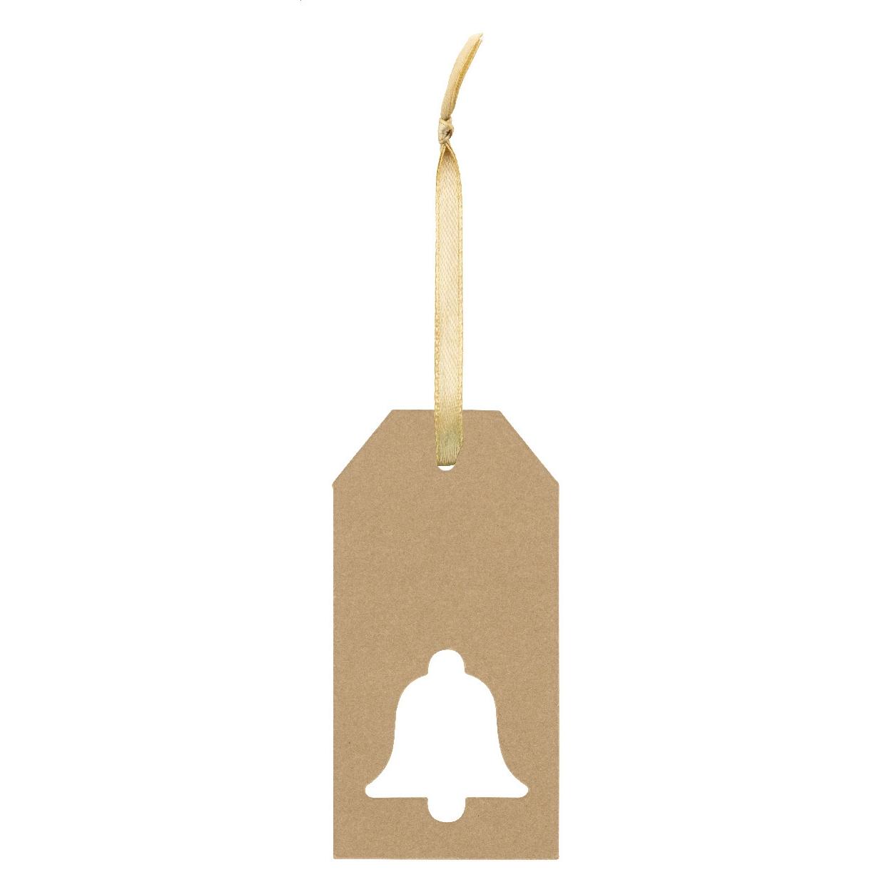 Etichetă cadou personalizată în formă de stea PrinTag Plus Eco Alb