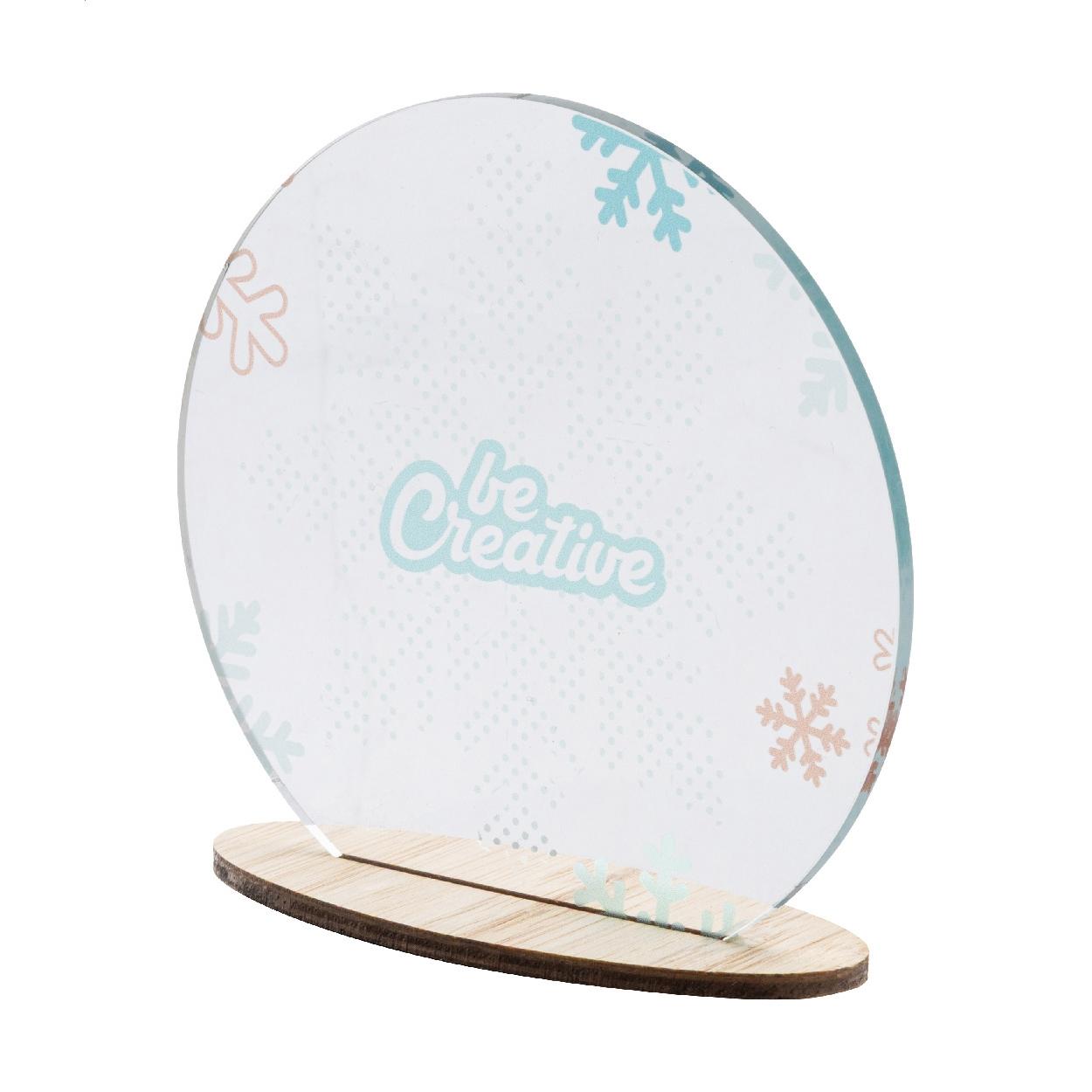 Decorațiune de Crăciun personalizată Glophy transparent natural