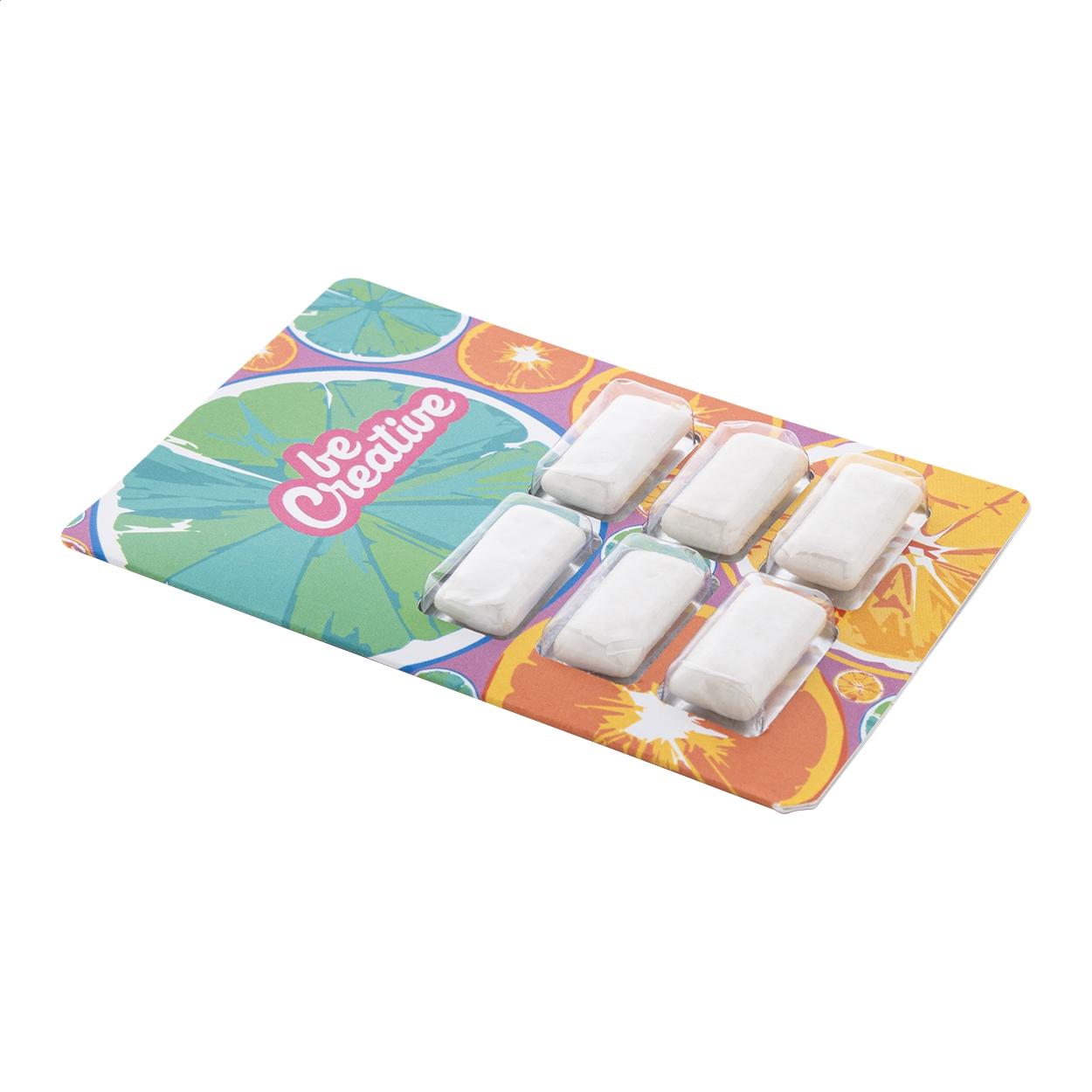 Gumă de mestecat personalizată CreaChew Deluxe Alb