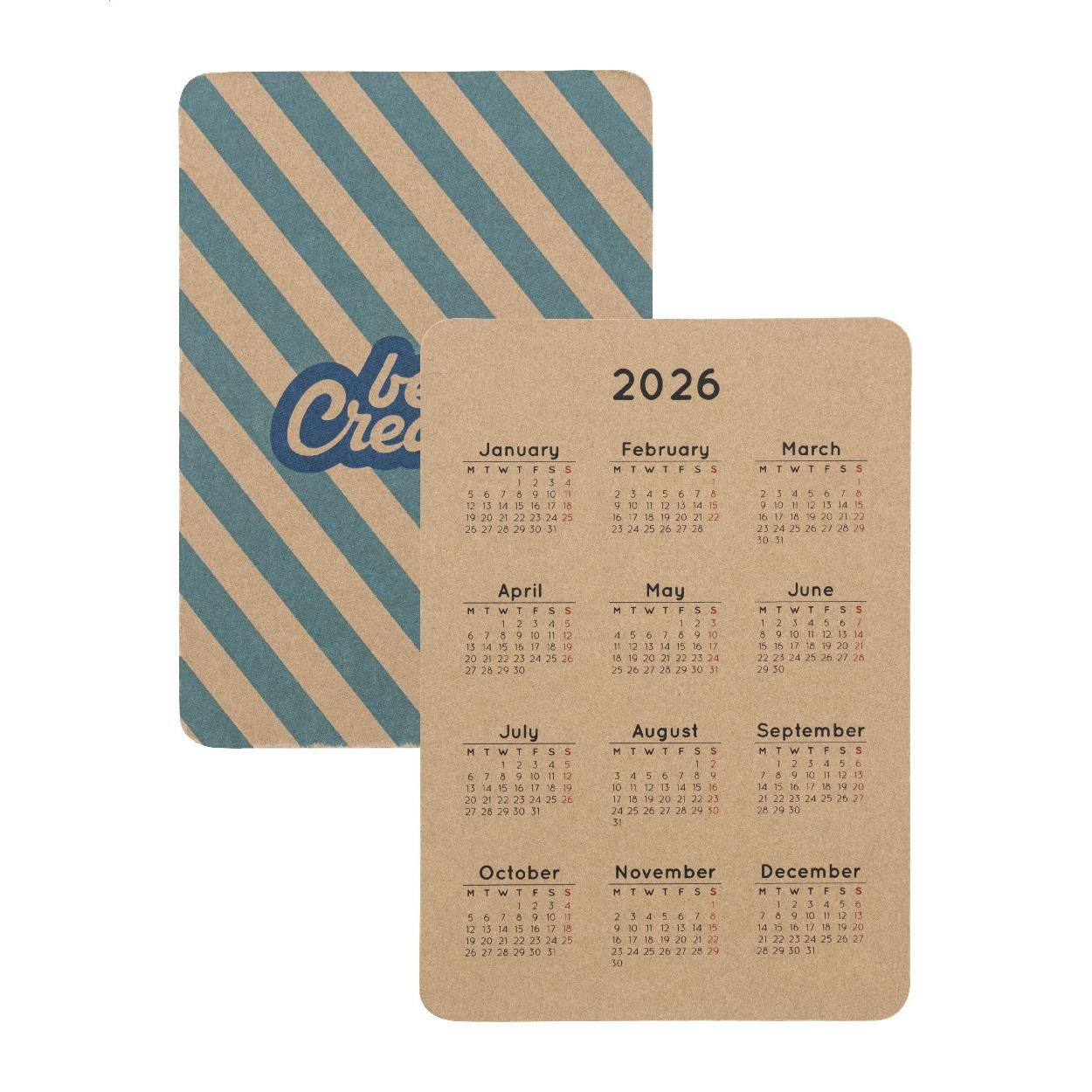 Calendar de buzunar personalizat CreaDate Pocket Eco