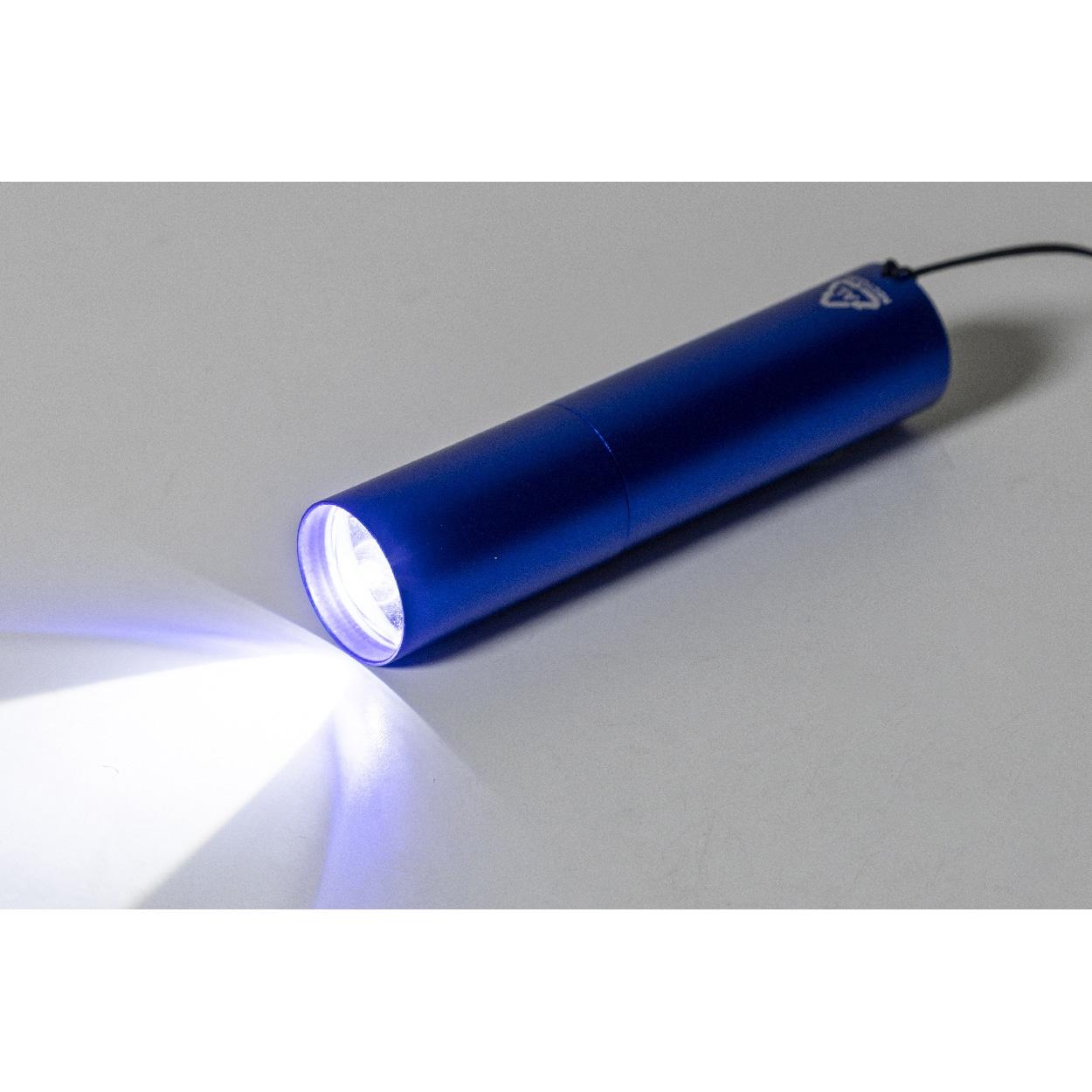 Lanternă reîncărcabilă din aluminiu reciclat Chargelight Tone Albastru