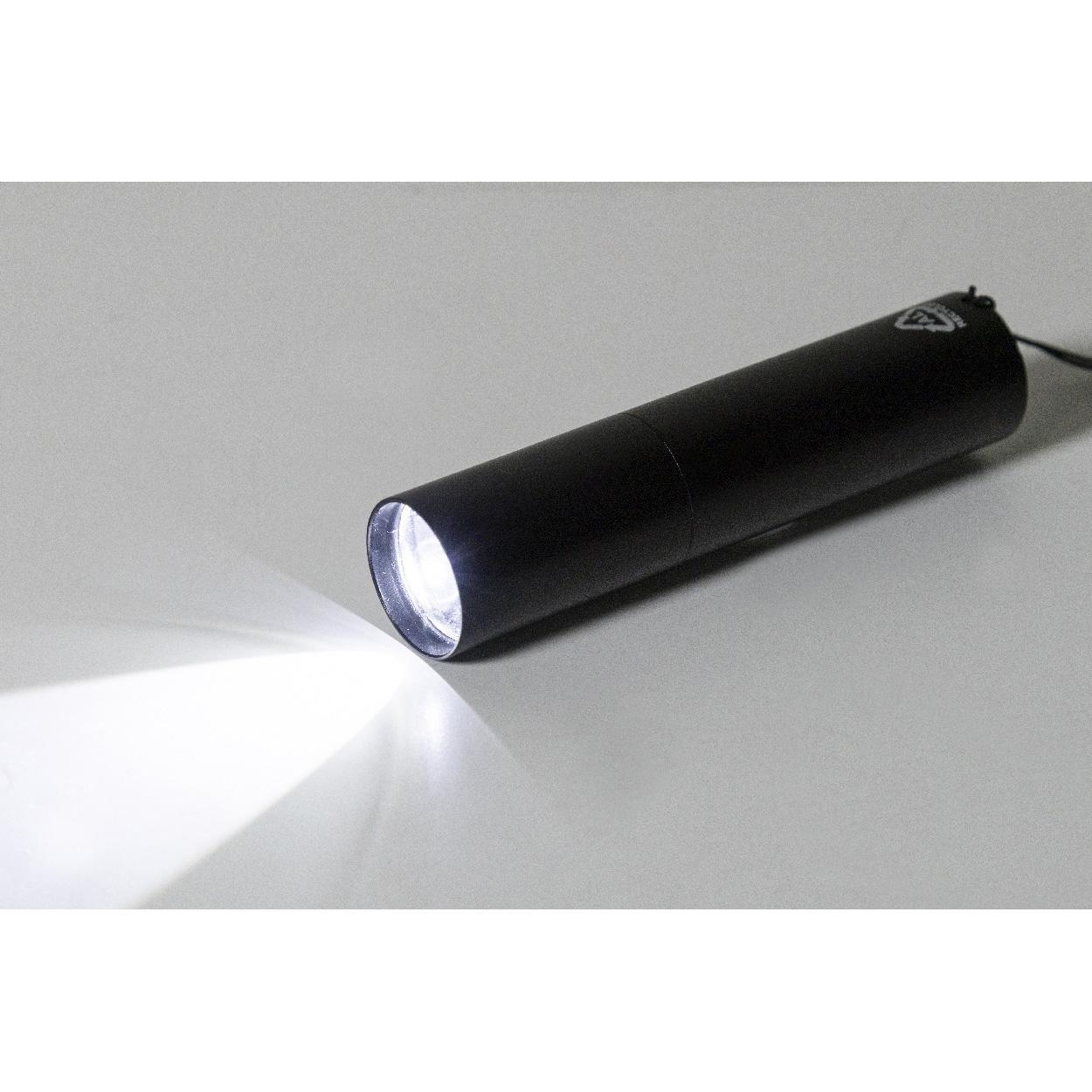 Lanternă reîncărcabilă din aluminiu reciclat Chargelight Tone Negru