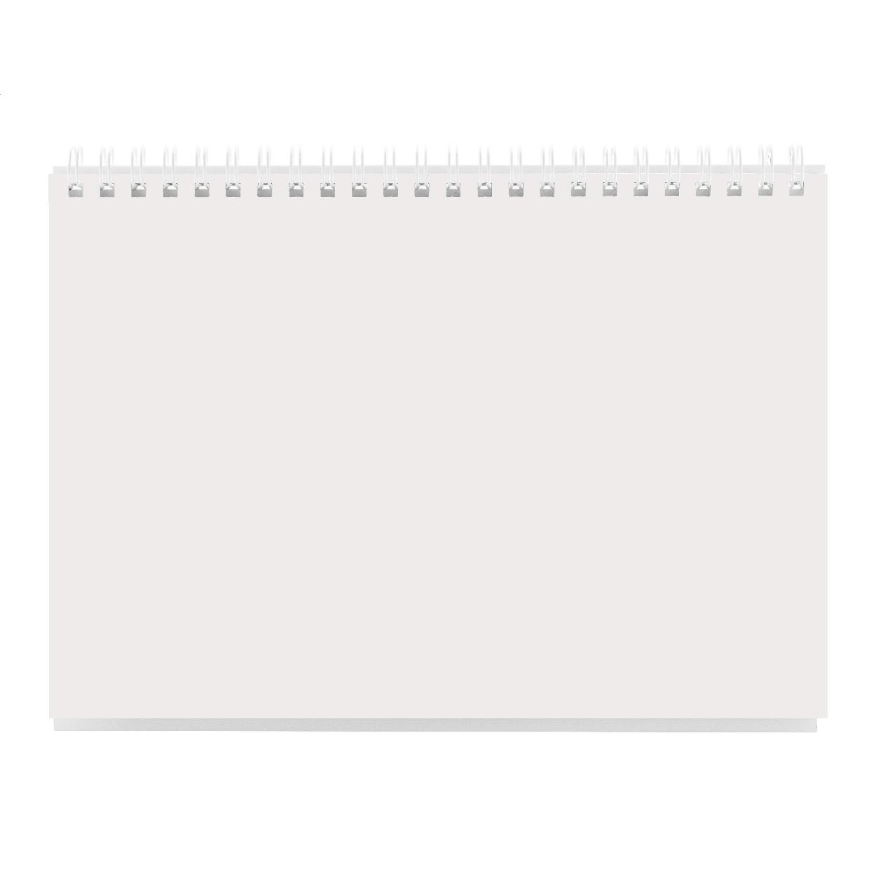 Calendar de birou personalizat CreaDate Desk Alb