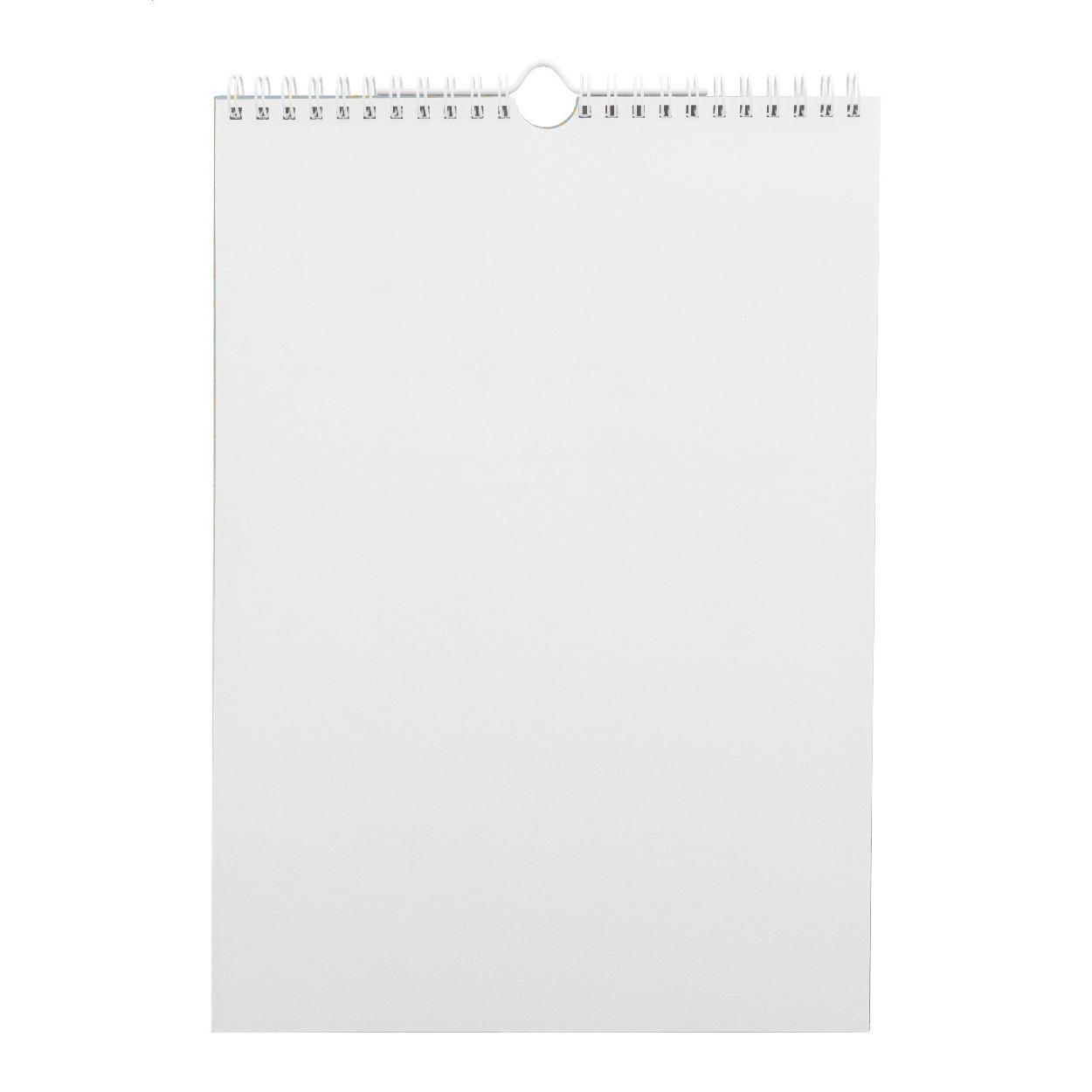 Calendar de perete personalizat CreaDate Wall A4 Alb