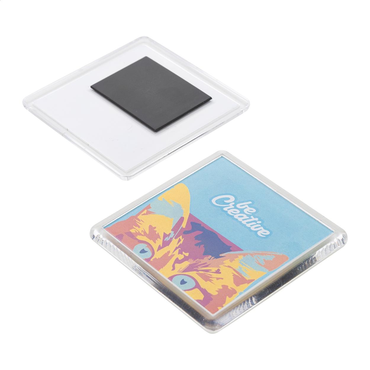 Magnet de frigider PrintMag Square Alb