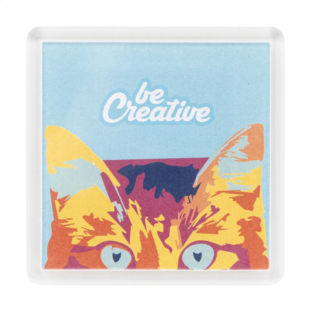 Magnet de frigider PrintMag Square Alb