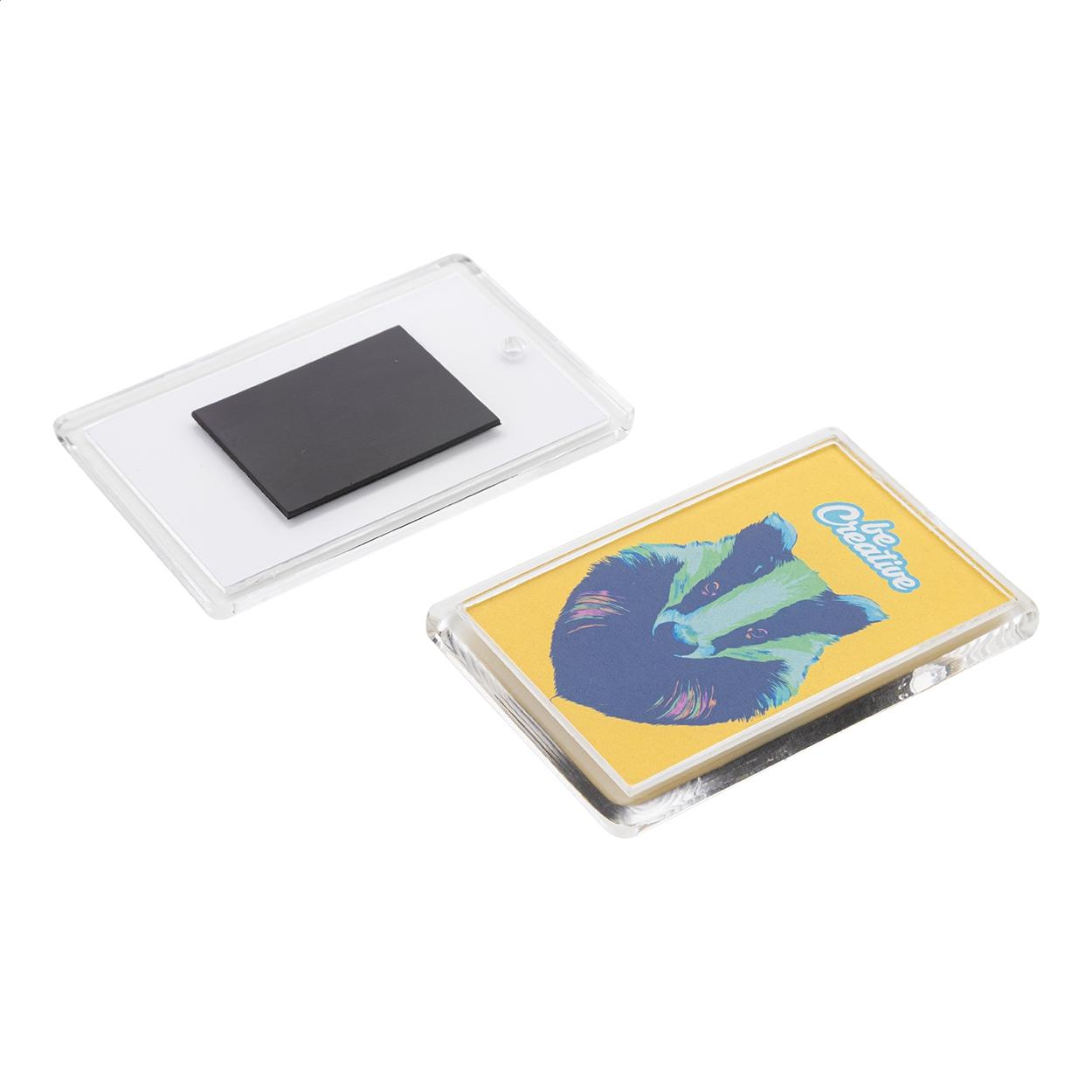 Magnet de frigider PrintMag Rect Alb