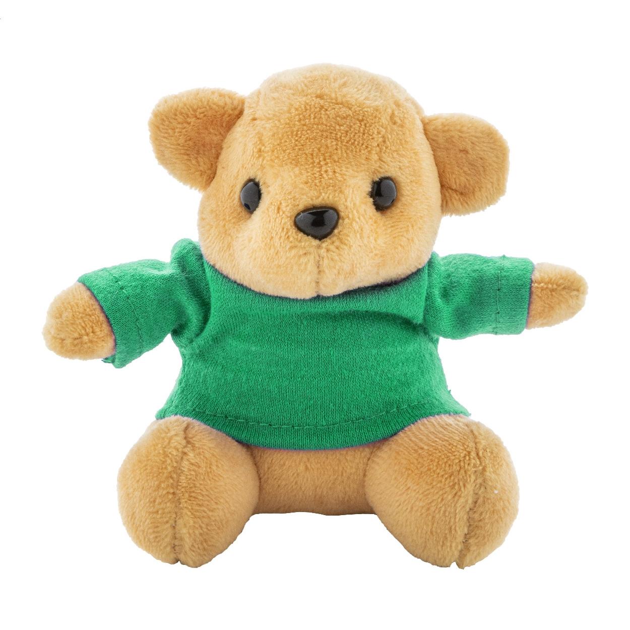 Breloc din pluș, ursuleț TeddyFob Verde