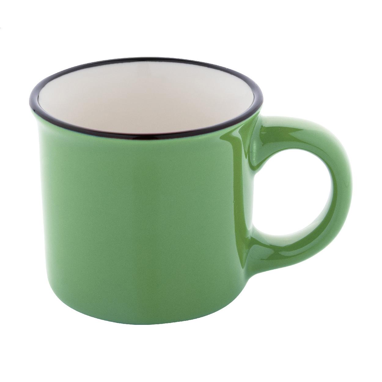 Cană vintage mini Woodstock Mini verde deschis