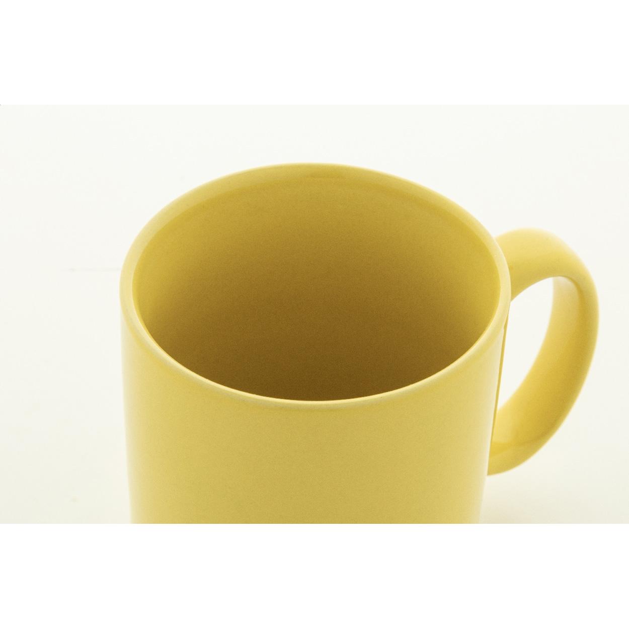 Cană ceramică colorată Kolomu Galben