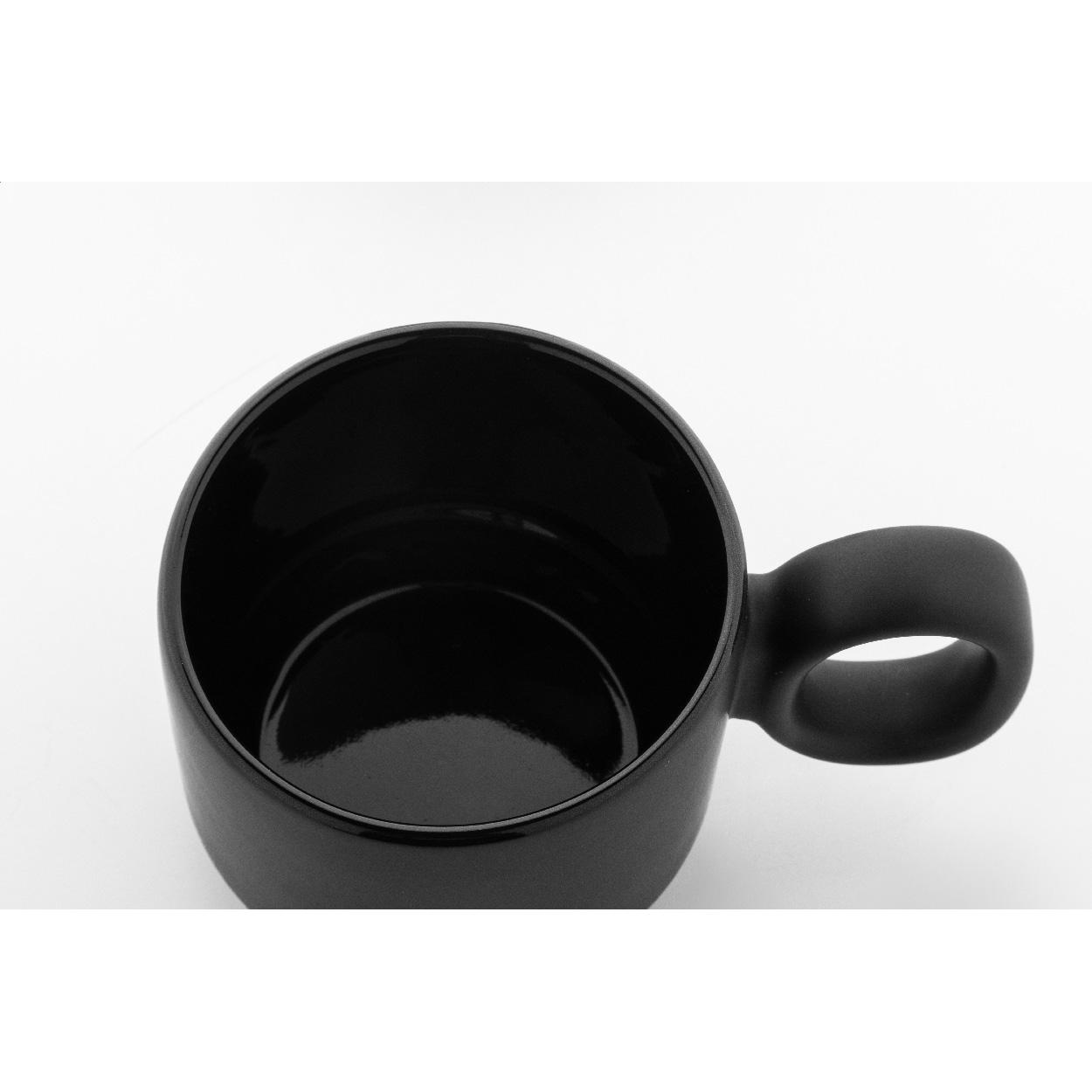 Cană ceramică Kaguya Negru