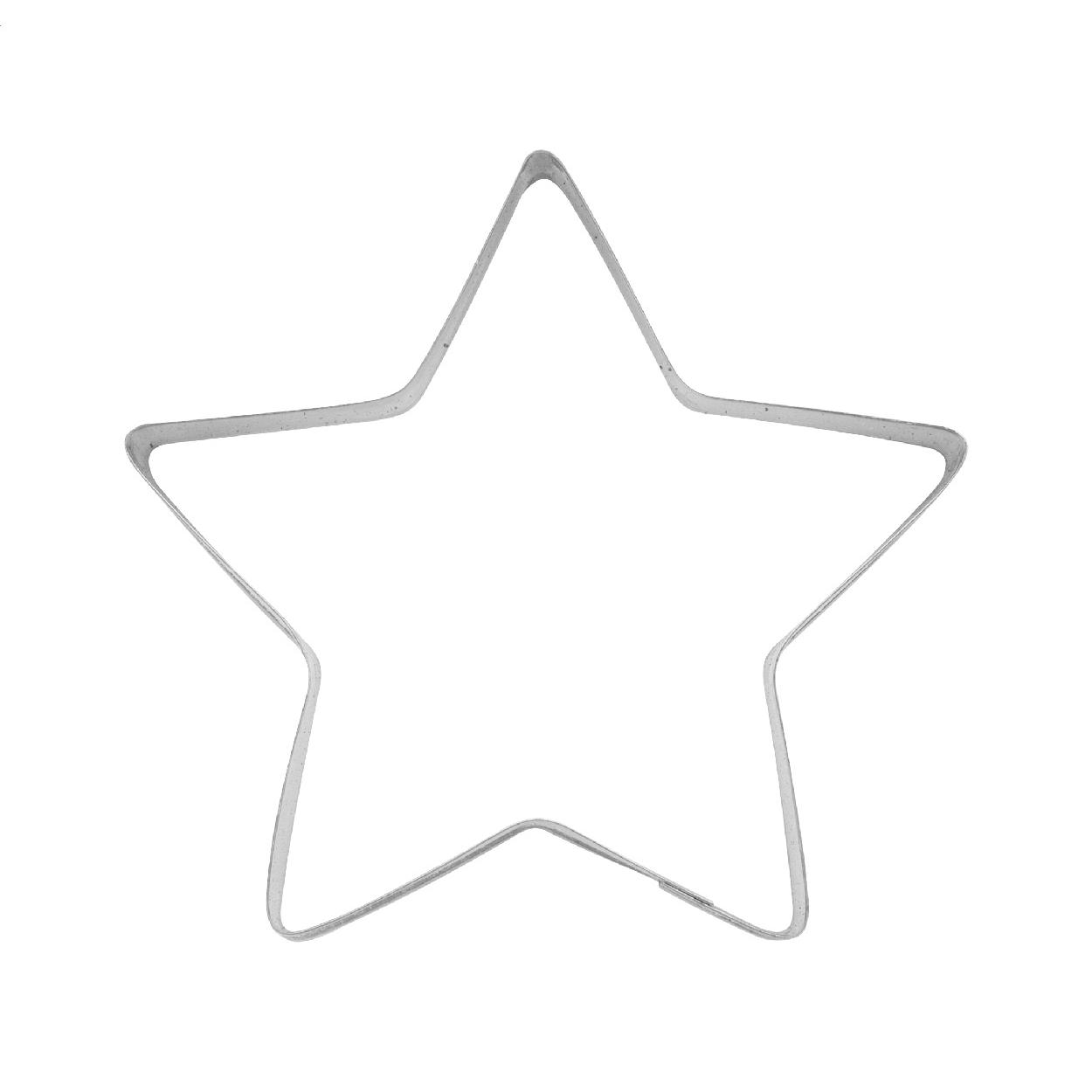 Set forme pentru fursecuri, design de Crăciun Pepparku argintiu
