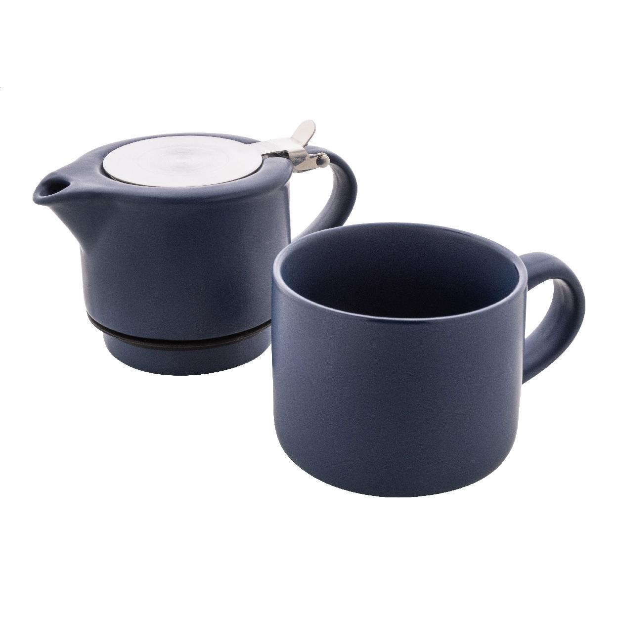 Set pentru ceai Gongmei albastru închis