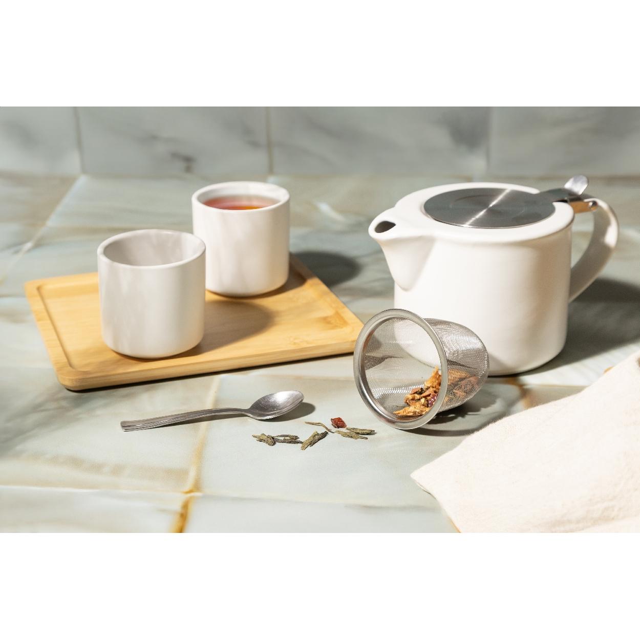 Set pentru ceai Baicha Alb