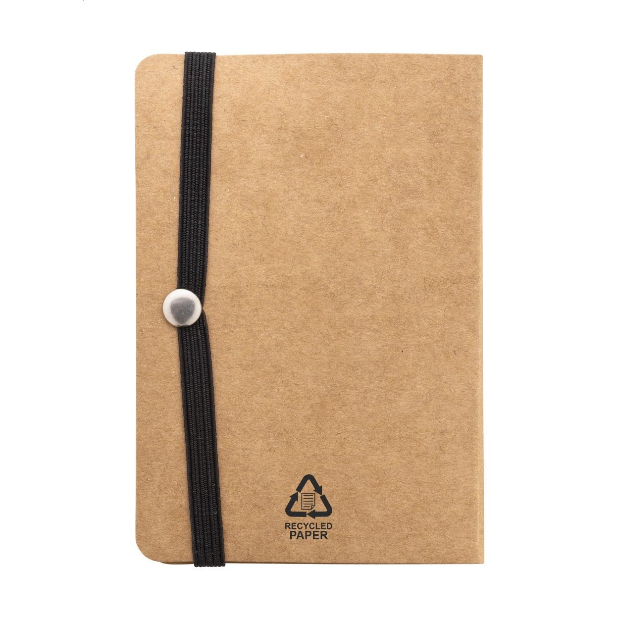 Blocnotes autoadeziv cu suport de card Cardnot natural
