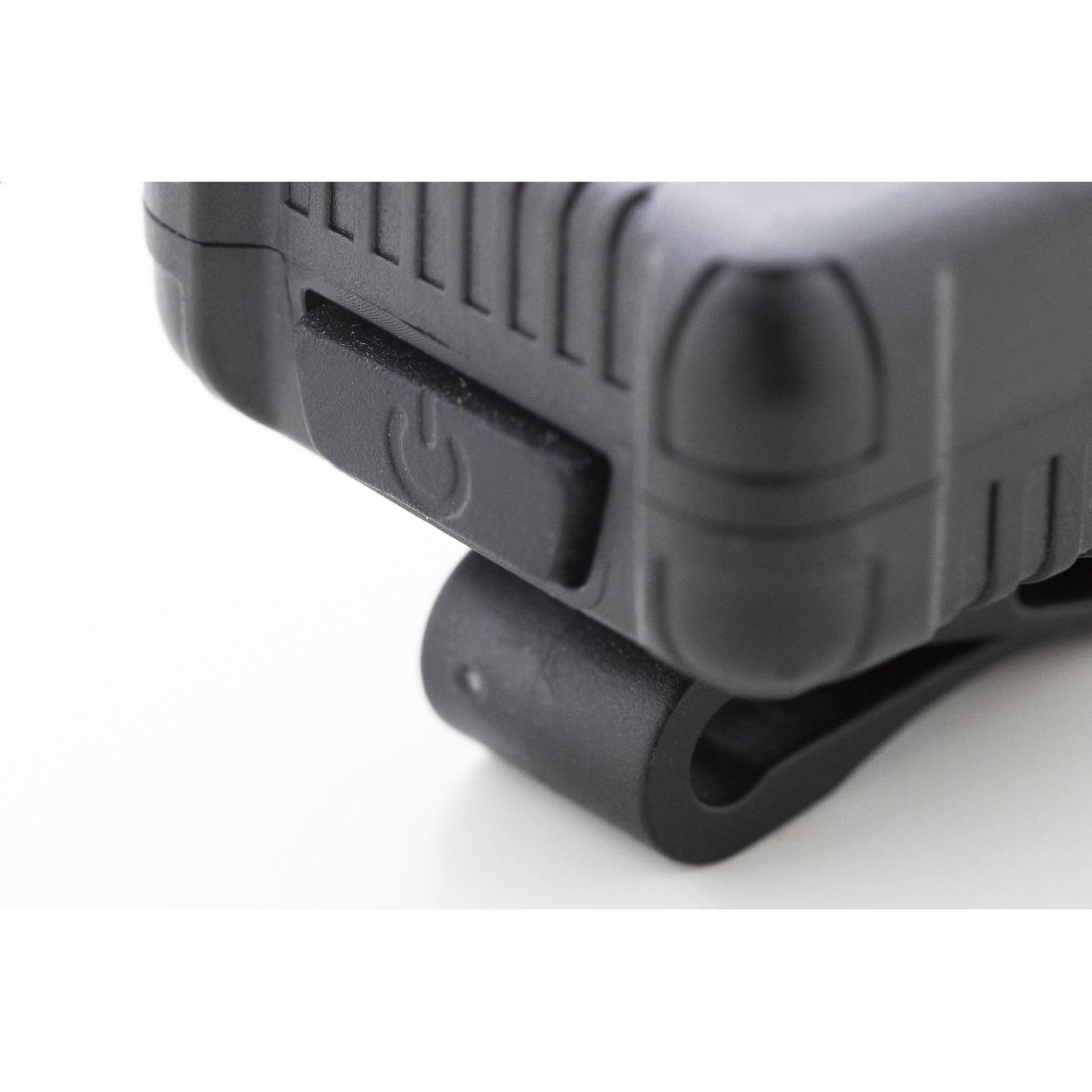 Set lumini reîncărcabile pentru bicicletă Cobik Negru