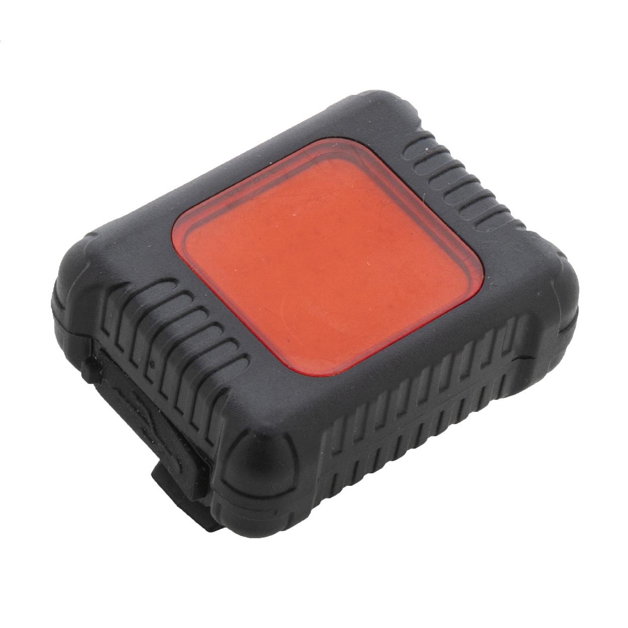 Set lumini reîncărcabile pentru bicicletă Cobik Negru