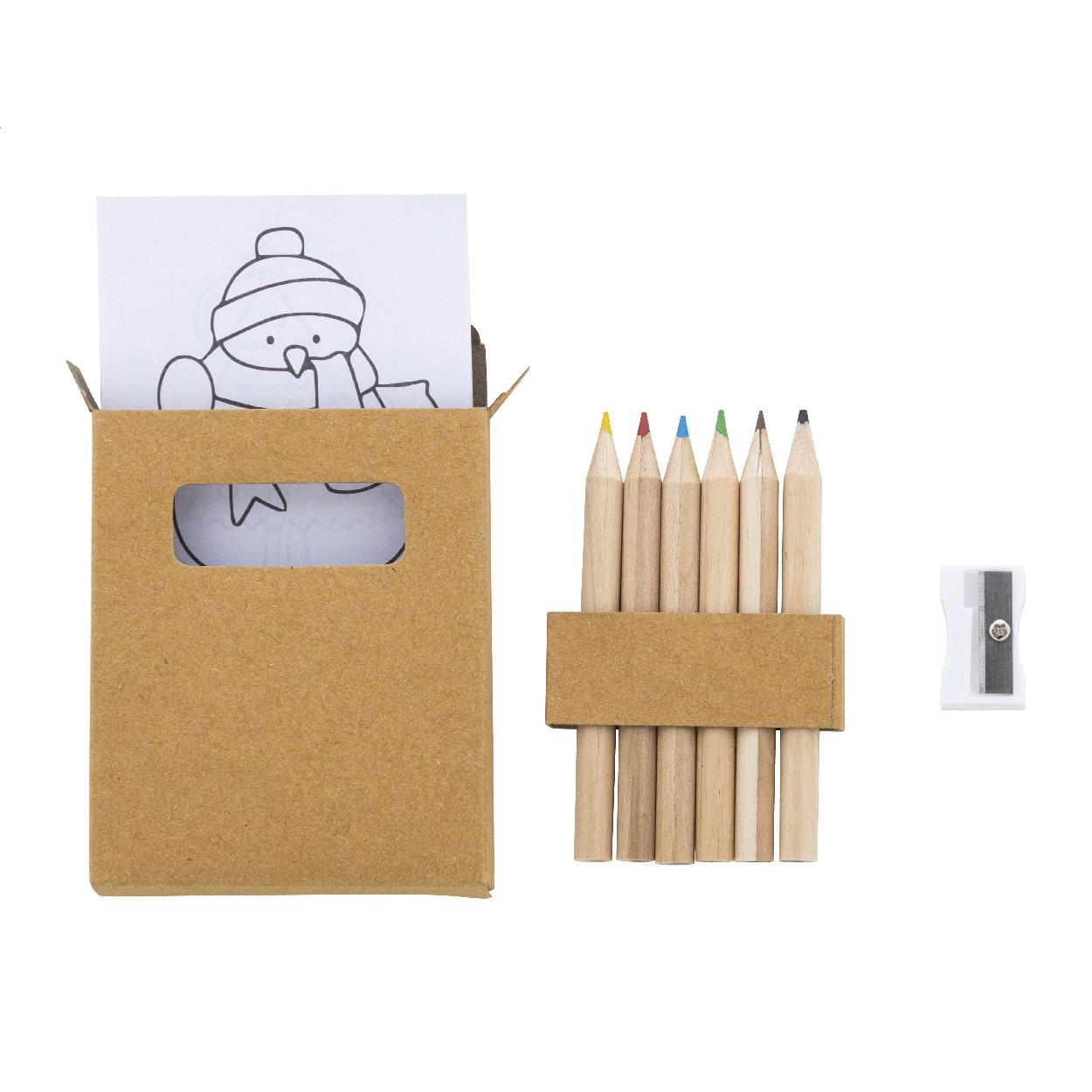 Set de colorat cu design de Crăciun Jolably