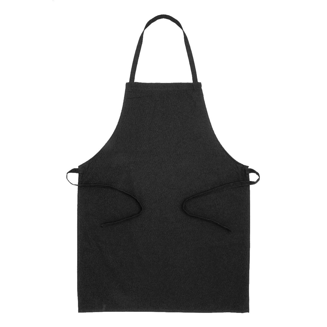 Șorț din bumbac Commis Negru