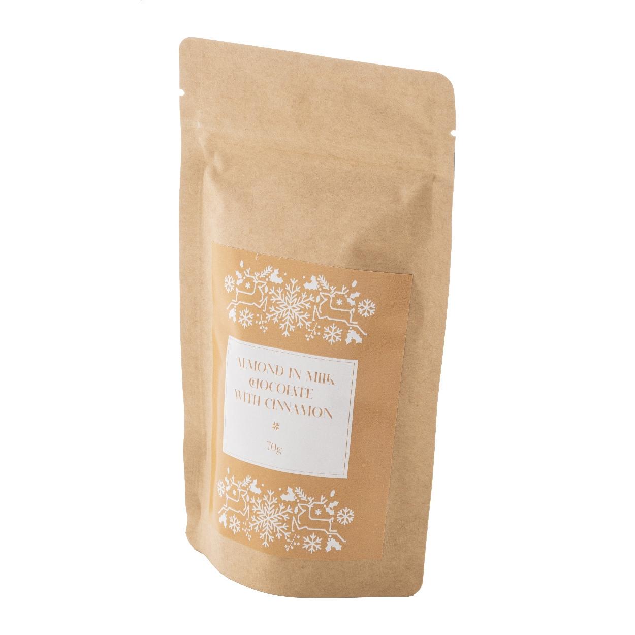 Ciocolată cu scorțișoară și migdale, 70 g Cinnanut natural
