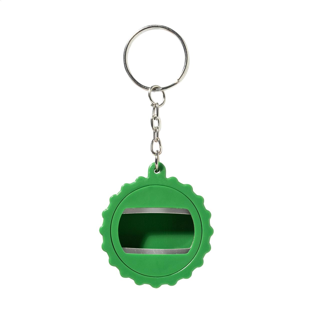 Breloc cu desfăcător de sticle, RABS Popcap verde închis