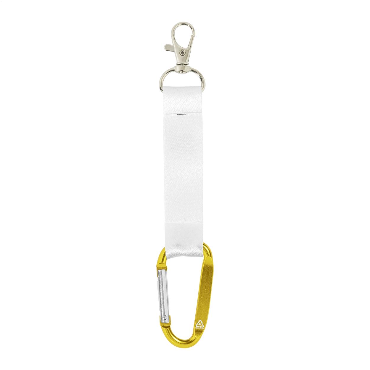 Breloc personalizat, RPET SuboRing Double Galben