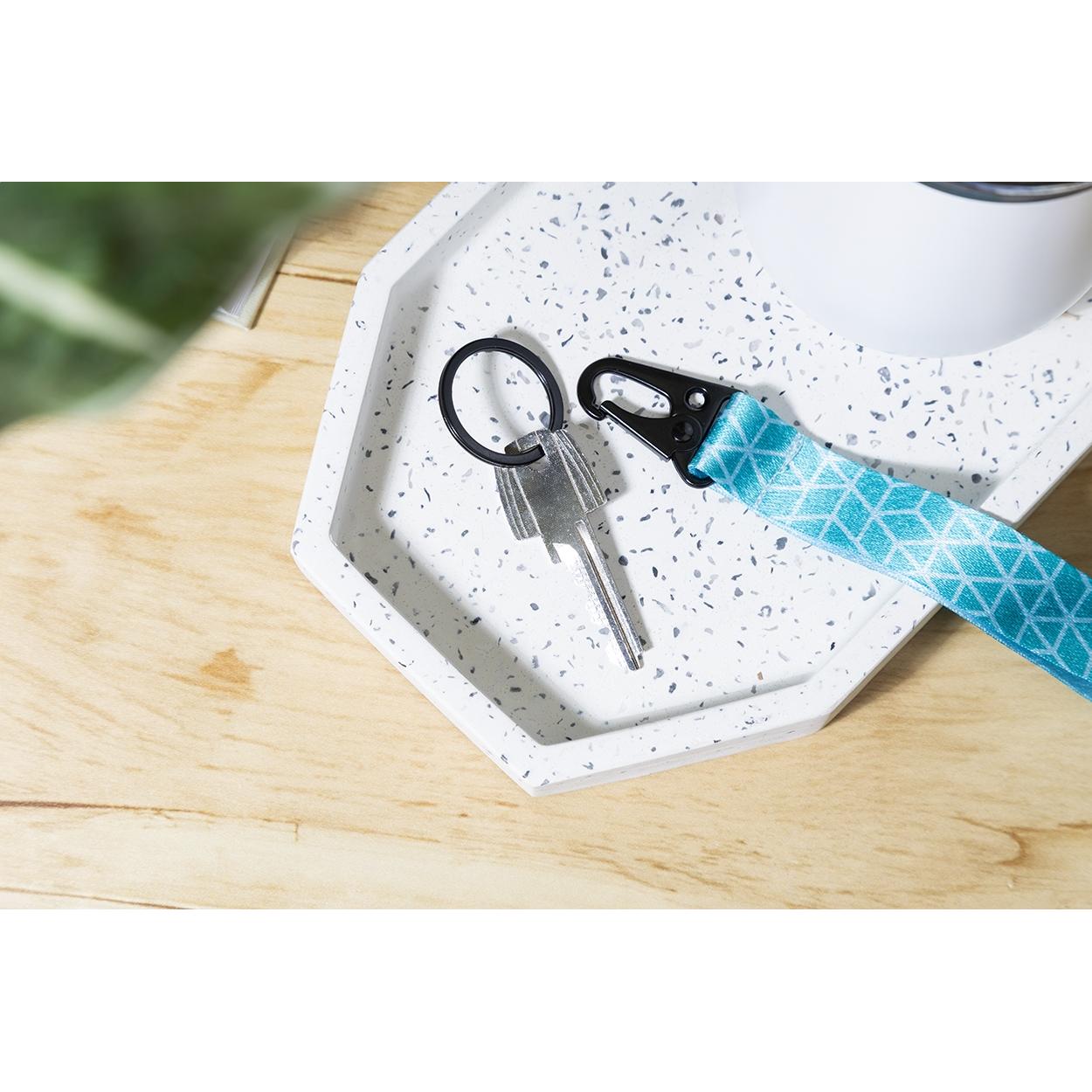 Breloc personalizat, RPET SuboFob Hook Negru