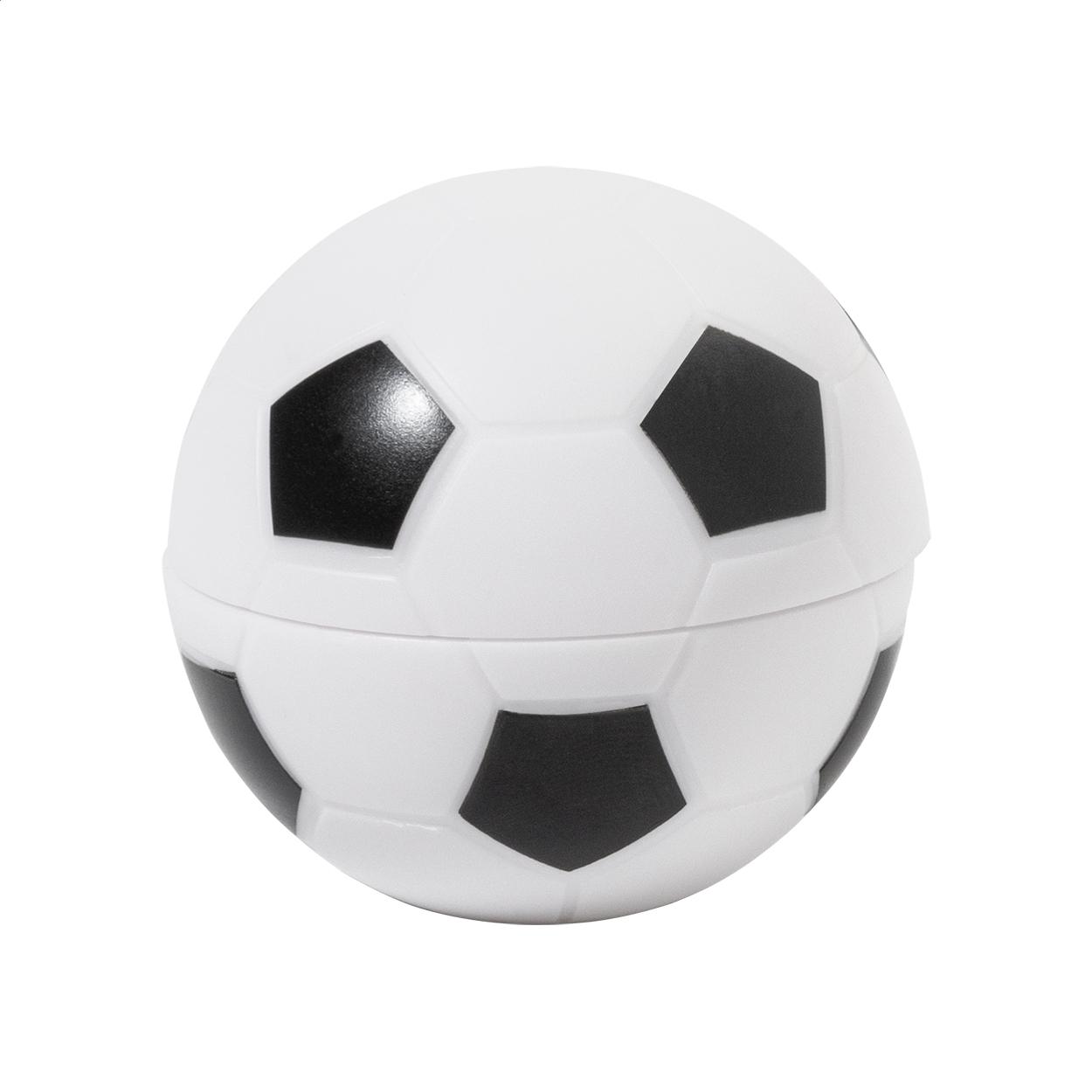 Balsam de buze în formă de minge de fotbal Lipfan Alb Negru
