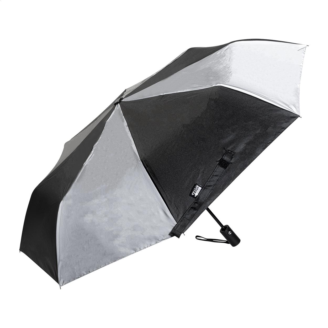 Umbrelă reflectorizantă din RPET Radians Fold