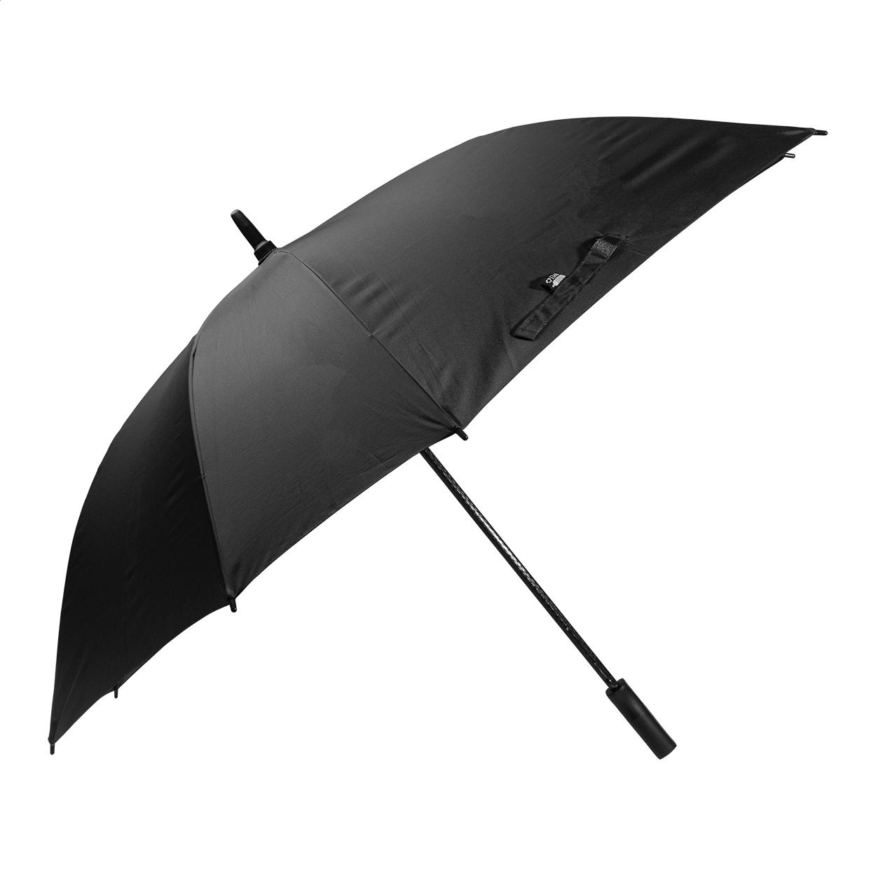 Umbrelă pătrată, RPET Quadstorm Negru