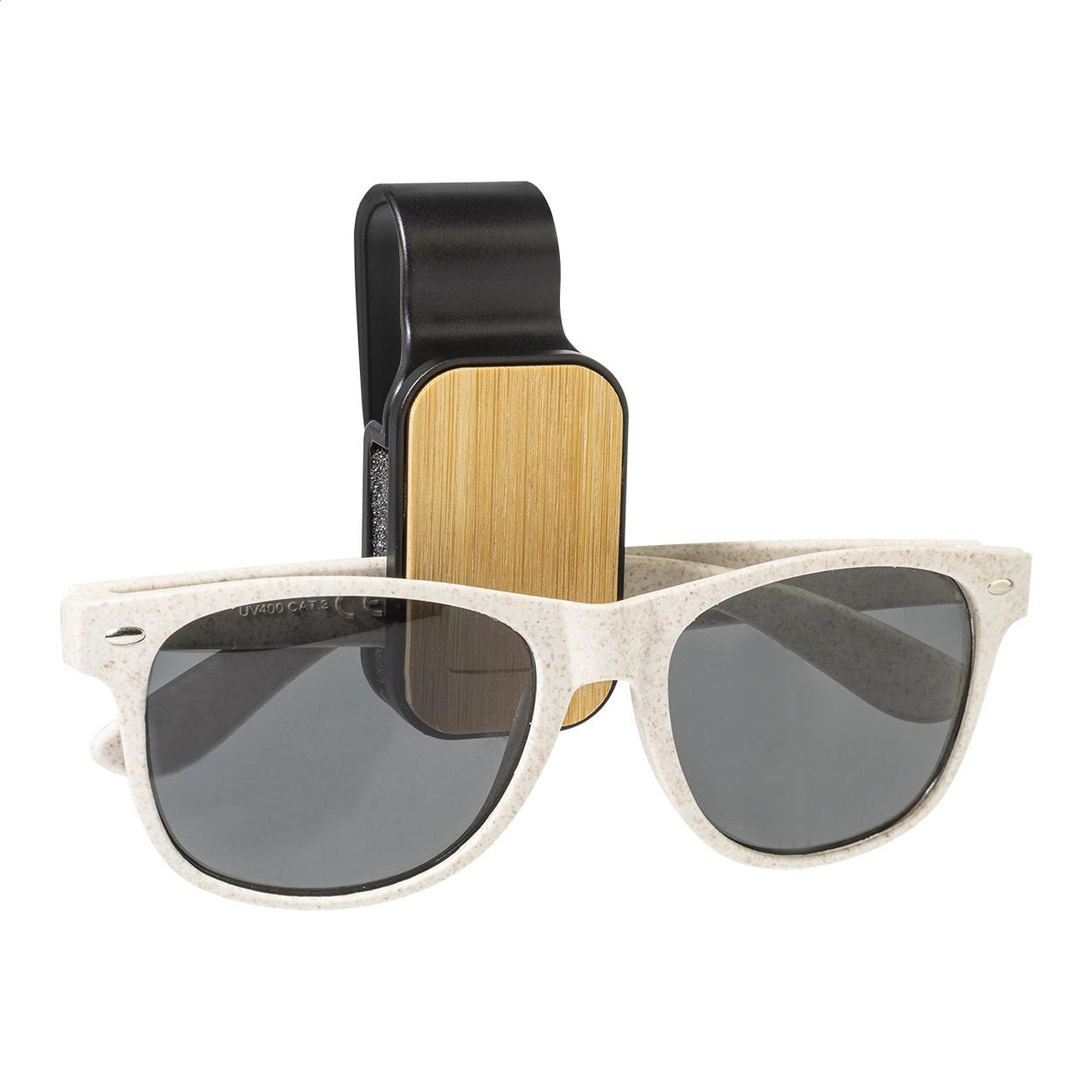 Suport ochelari de soare pentru parasolar auto, RABS ShadeSnap Negru