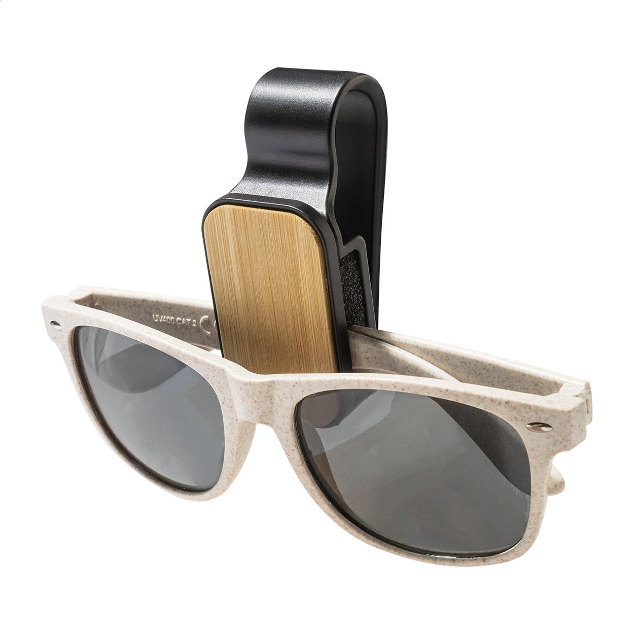 Suport ochelari de soare pentru parasolar auto, RABS ShadeSnap Negru