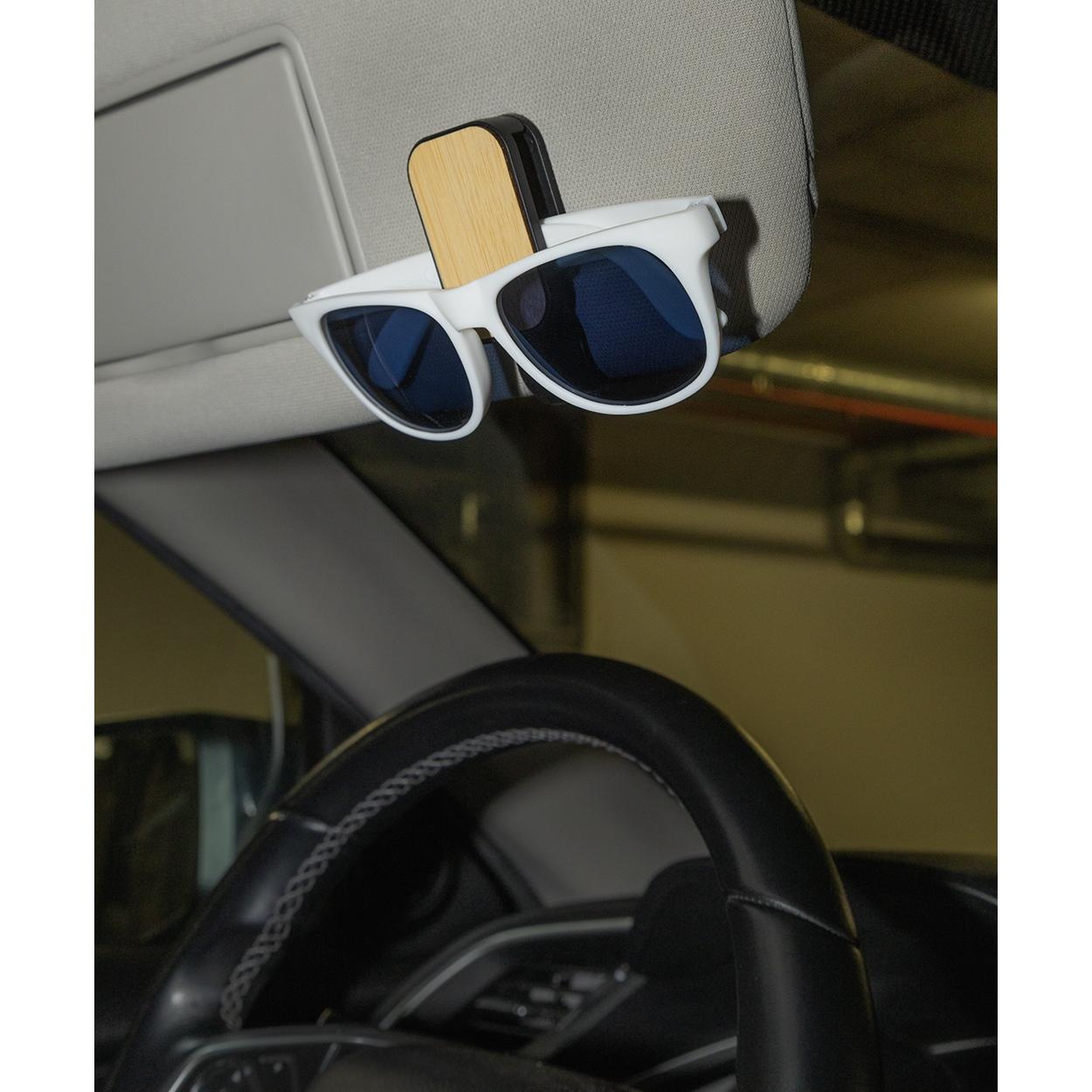 Suport ochelari de soare pentru parasolar auto, RABS ShadeSnap Negru