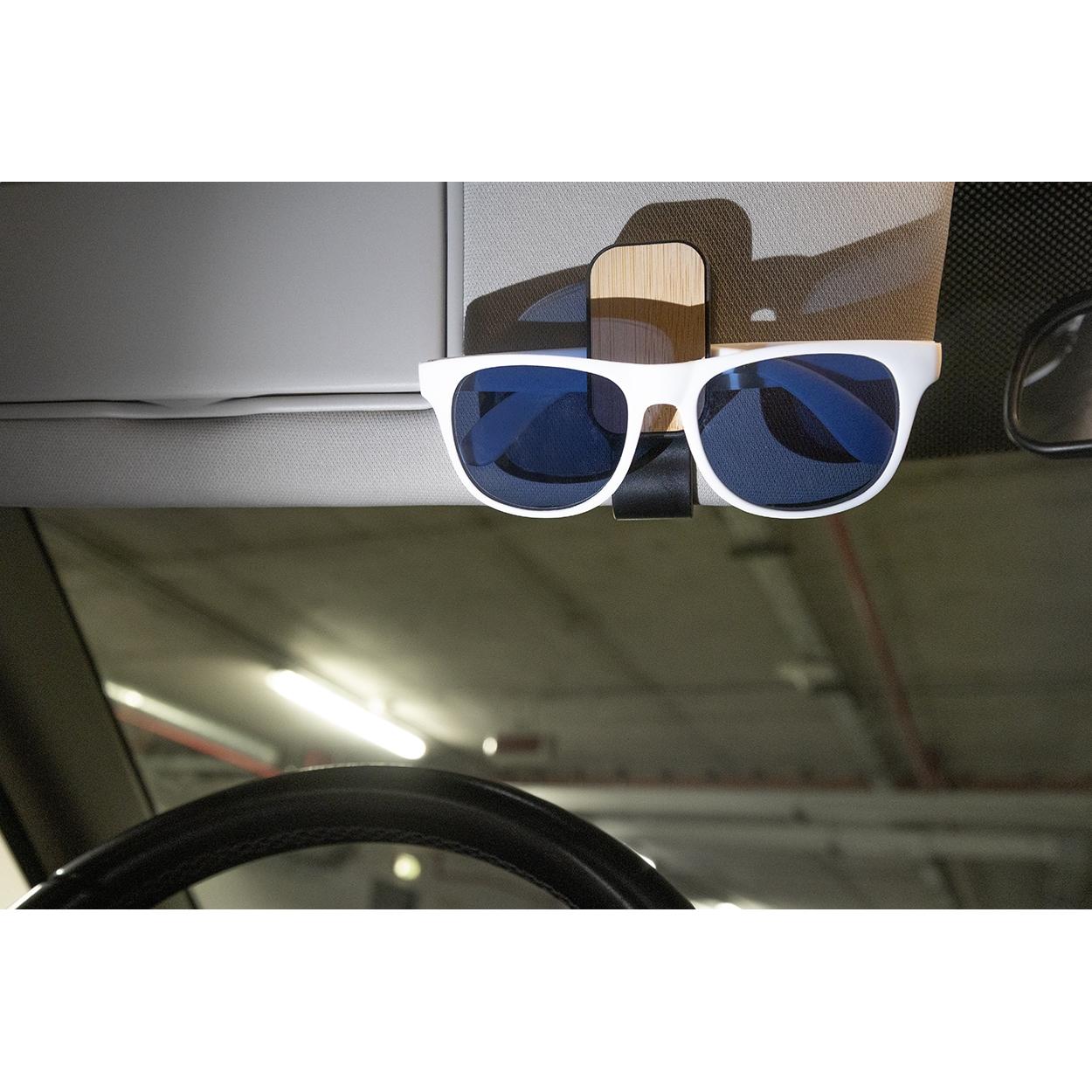 Suport ochelari de soare pentru parasolar auto, RABS ShadeSnap Negru
