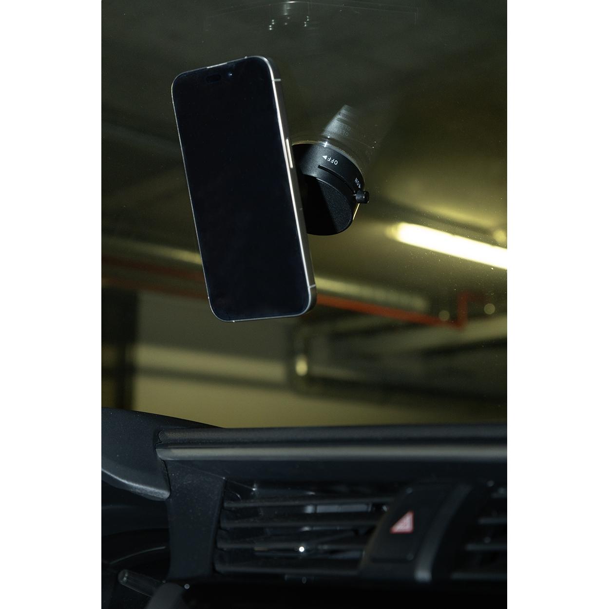 Suport magnetic telefon mobil RABS RaboMag Negru