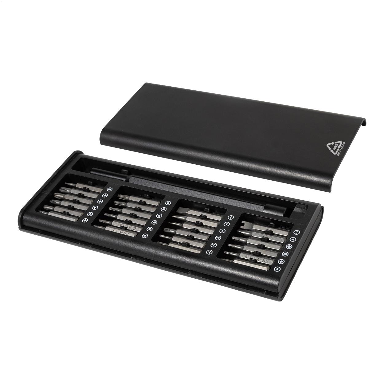 Set șurubelnițe, RABS Manybit Negru