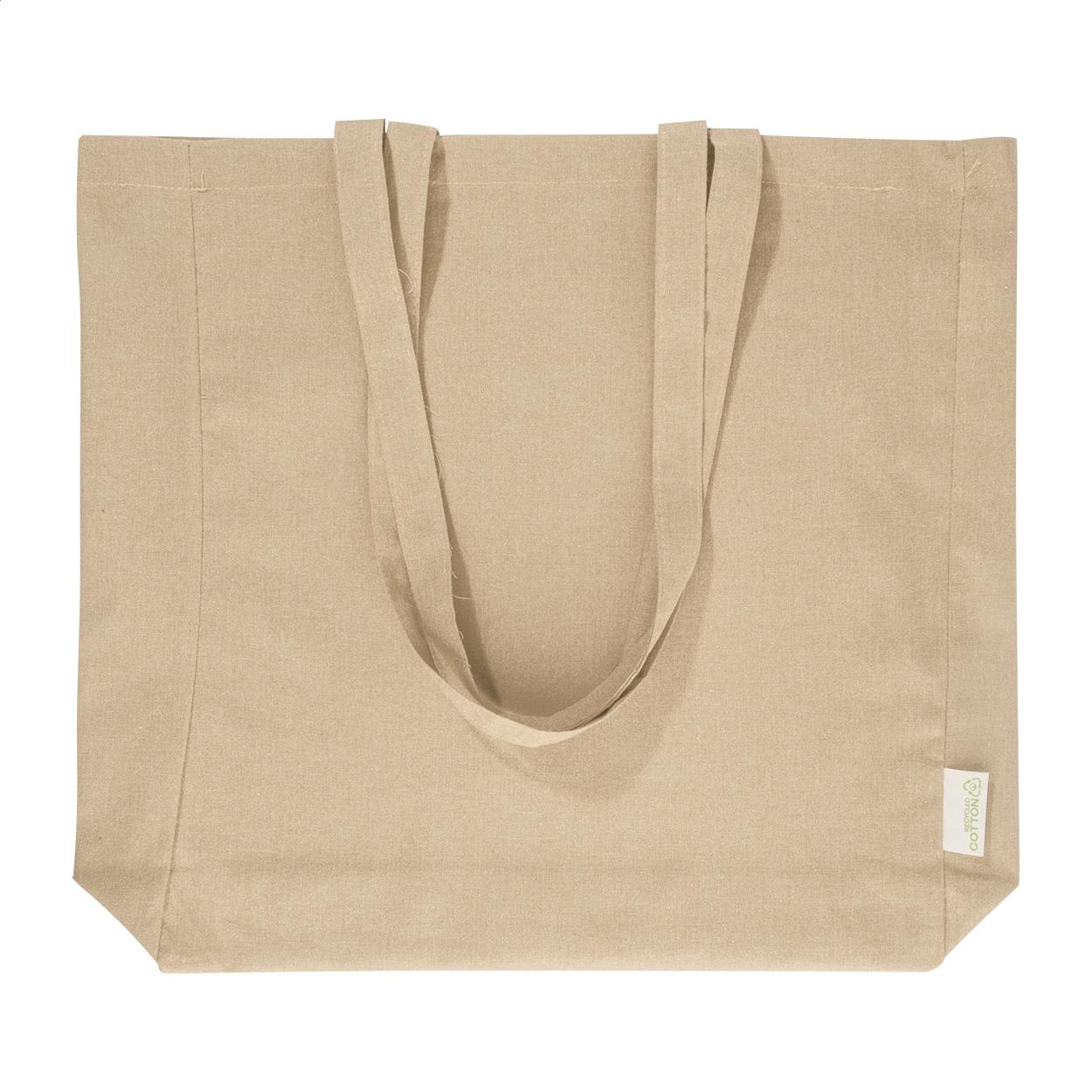Sacoșă de cumpărături din bumbac reciclat Guspex Hue natural