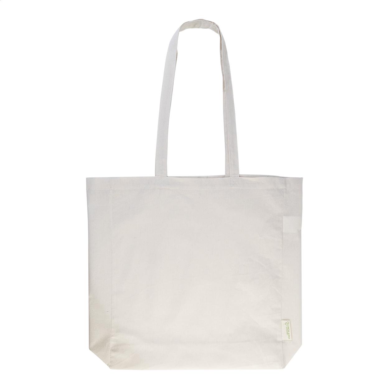 Sacoșă de cumpărături din bumbac reciclat Guspex natural