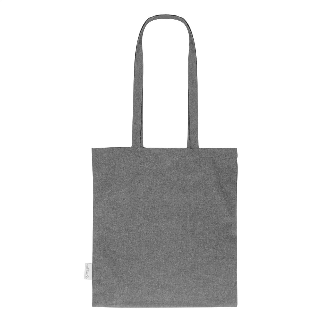 Sacoșă de cumpărături din bumbac reciclat Totepex Hue cenușiu