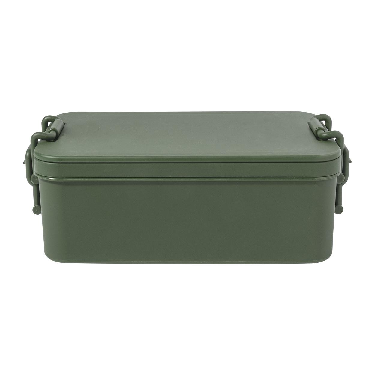 Cutie pentru prânz stivuibilă Duplox Verde