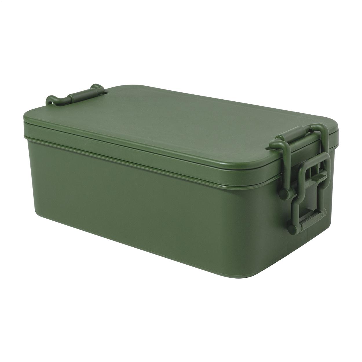 Cutie pentru prânz stivuibilă Duplox Verde